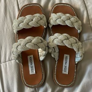 Steve Madden Newbie Rhinestone Sandals